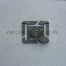 Okienko MOD.U.LOX STERNUM STRAP SYSTEM + HYDRATION TUBE CLIP [olive green] DURAFLEX