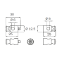 Stoper TWINS [opakowanie 100 sztuk] 2M - 6