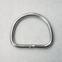 Stainless METAL D-RING 50 mm [metallic] PET HARDWARE