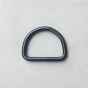 Metal D-RING 40 mm [black] - PET HARDWARE