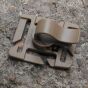 MOD.U.LOX STERNUM STRAP SYSTEM + HYDRATION TUBE CLIP [tan] DURAFLEX - 4