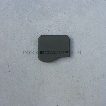 Webbing end ELASTOMER TIP ENDS 25 mm [olive green] DURAFLEX