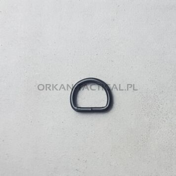 Metal D-RING 16 mm [black] PET HARDWARE