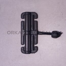 Klamra QRS SLIDE MODE (V2) (QUICK ATTACH) - Double Slot [czarna] DURAFLEX